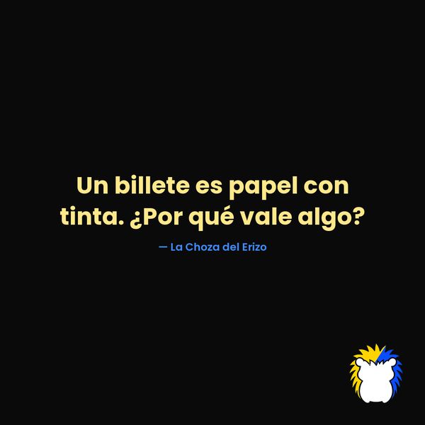 Dinero: ¿por qué vale algo un billete? (Tarjeta)