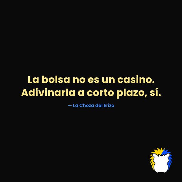 «La bolsa es un casino» (Tarjeta)