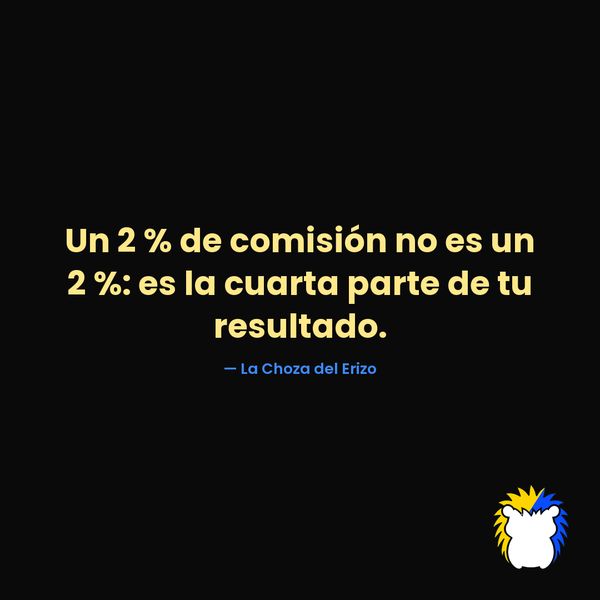 Interés compuesto: lo que se lleva la comisión (Tarjeta)