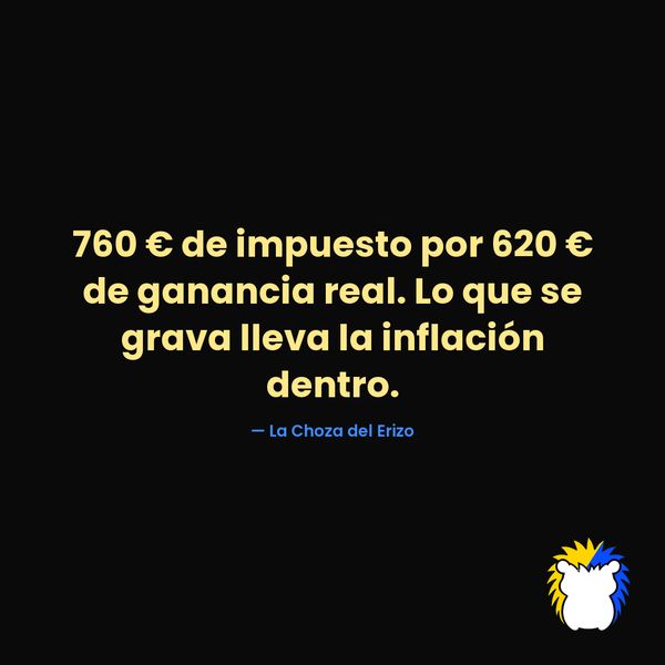 Fiscalidad: cuando Hacienda grava la inflación (Tarjeta)